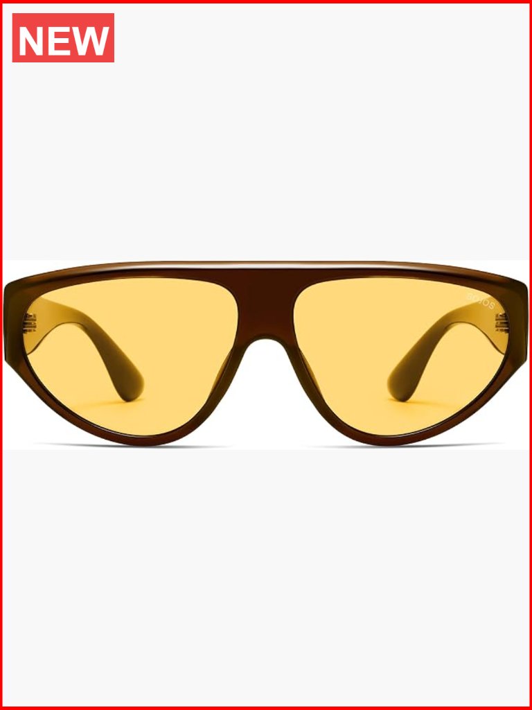 Oversized Polarized Aviator Sunglasses With Uv400 Protection